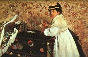 Edgar Degas Portrait of Mademoiselle Hortense Valpincon oil on canvas